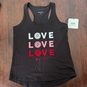 Pure Barre Triple Love Racerback Tank